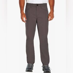 Orvis Mens Straight Leg Tech Trek Pants Hiking Sports Golf Grey Size 32x32 -flaw